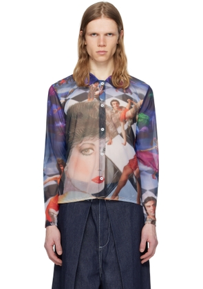 SUNNEI Multicolor Sheer Organza Shirt