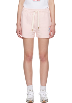 Casablanca Pink 'Casablanca' Montagne Sportif Shorts