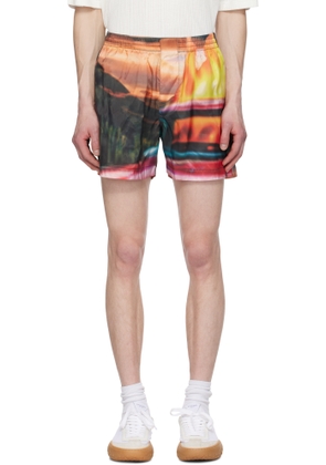 SUNNEI Multicolor Elastic Shorts