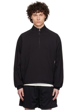 Represent Black Quarter Zip Jacket