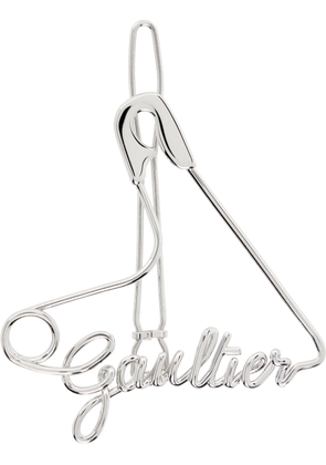 Jean Paul Gaultier Silver 'The Heart Safety Pin' Hair Clip