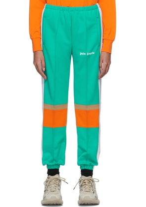 Palm Angels Green & Orange Track Lounge Pants
