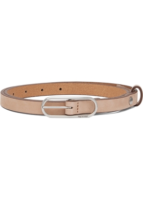 rag & bone Beige Baby Rounded Rebound Belt