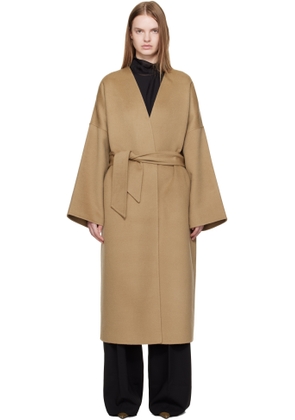 La Collection Beige Tuba Coat