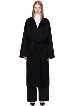 La Collection Black Tuba Coat