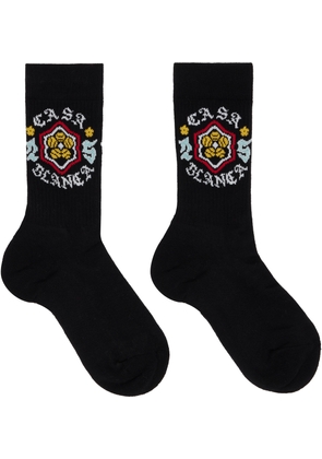 Casablanca Black Emblem Socks