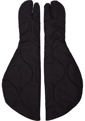 PLEATS PLEASE ISSEY MIYAKE Black Asteroid Mitts