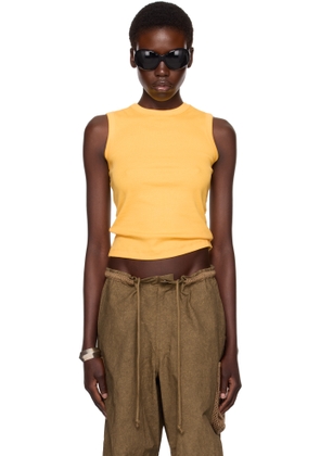 FLORE FLORE SSENSE Exclusive Yellow Esmé Tank Top