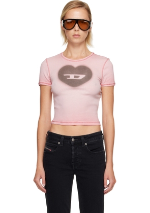 Diesel Pink T-Ele T-shirt
