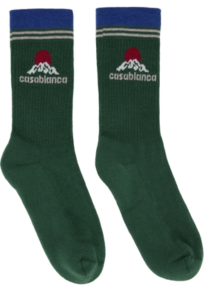 Casablanca Green Montagne Socks