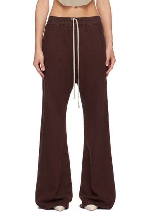 Rick Owens DRKSHDW Burgundy Concordians Pusher Lounge Pants