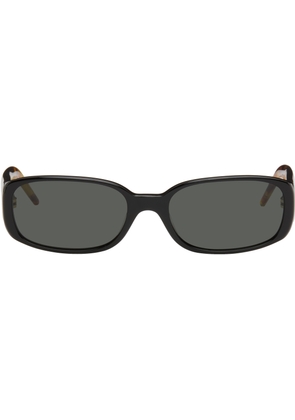 Casablanca Black & Brown Slim Sunglasses