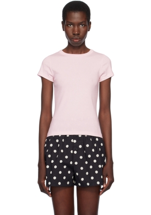 FLORE FLORE Pink Car Baby T-shirt