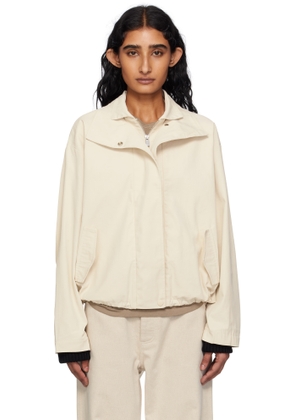 St. Agni Off-White Flight Jacket