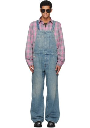 Diesel Blue D-Framu-U Denim Overalls