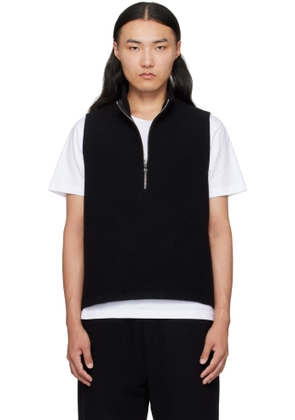 Rier Black Fleece City Sweater Vest