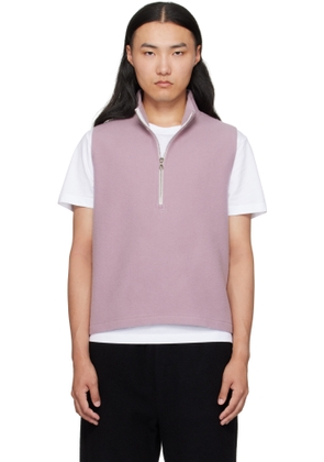 Rier Pink Fleece City Sweater Vest