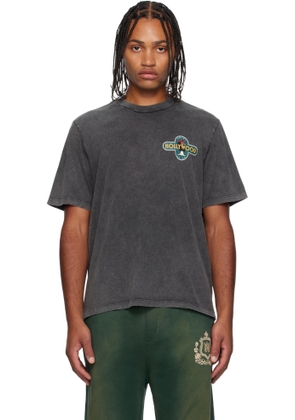 AMIRI Gray 'Hollywood' Wolf T-shirt