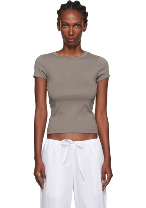 FLORE FLORE Taupe Car Baby T-shirt