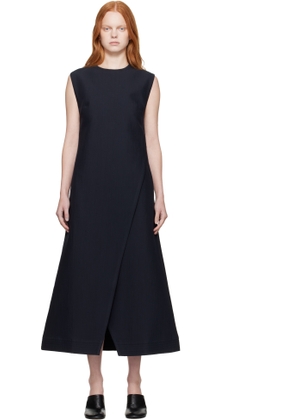 Studio Nicholson Navy Corus Midi Dress