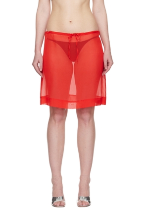 Paloma Wool Red Milevo Miniskirt