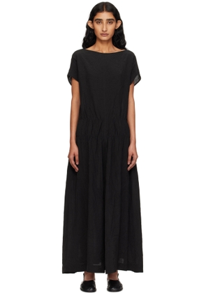 Studio Nicholson Black Simos Midi Dress
