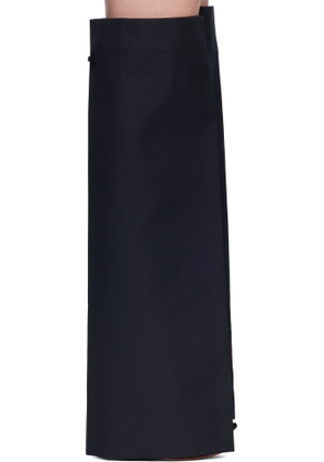 Jean Paul Gaultier Navy Logo Patch Gaiters