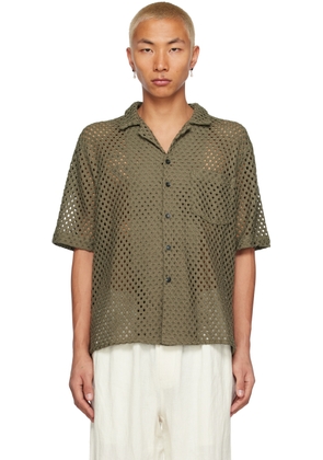 COMMAS Green Button-Down Shirt