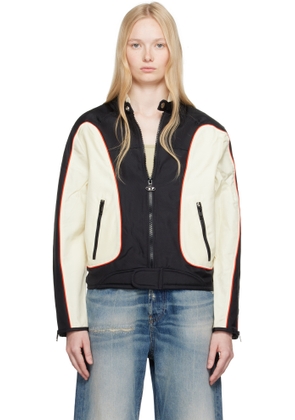 Diesel Off-White & Black J-Blink Jacket