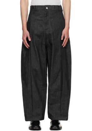 SAGE NATION Black Box Pleat Jeans