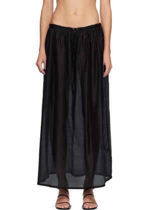 Belle Anna Black Rhea Maxi Skirt