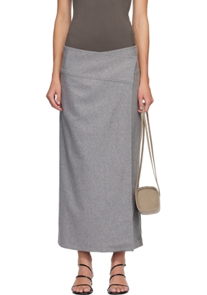 Belle Anna Gray Scene Midi Skirt