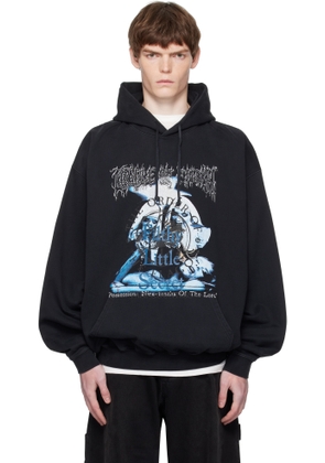 VETEMENTS Black 'Filthy Secret' Oversized Hoodie