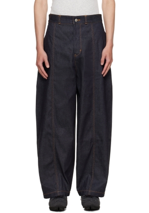 SAGE NATION Navy Welt Jeans