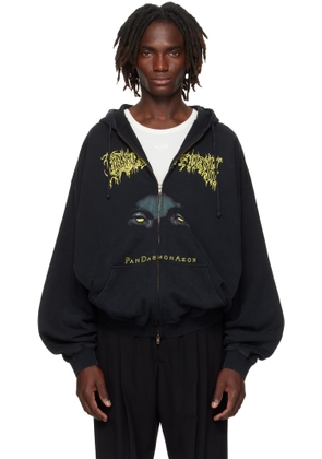 VETEMENTS Black Cradle of Filth 'Pandaemonaeon' Zip Hoodie