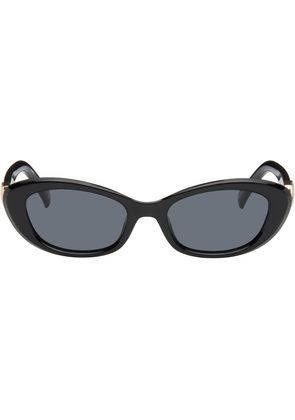 Le Specs Black 'The Whisperer' Sunglasses