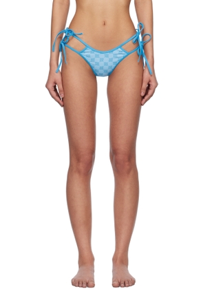 MISBHV Blue Swim Coquette Bikini Bottom