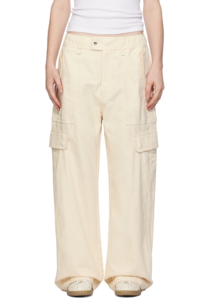 Wales Bonner Beige adidas Originals Edition Twill Cargo Pants