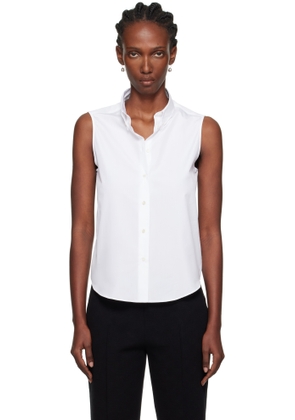 FLORE FLORE White Casta Sleeveless Shirt
