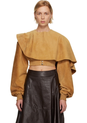 Nicklas Skovgaard Tan Sally Suede Jacket