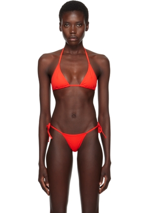 ÉTERNE Red Isla Bikini Top