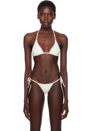 ÉTERNE White Isla Bikini Top