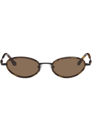 BONNIE CLYDE Black & Brown Voodoo Sunglasses