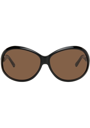BONNIE CLYDE Black & Brown Princessa Sunglasses