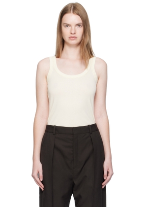 LEMAIRE Off-White Rib Tank Top