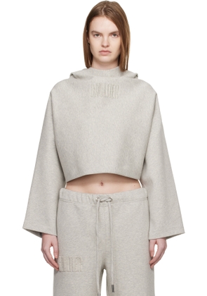 Jean Paul Gaultier Gray 'The Embossed Gaultier' Hoodie