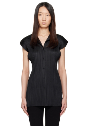 PLEATS PLEASE ISSEY MIYAKE Black Monthly Colors May Shirt
