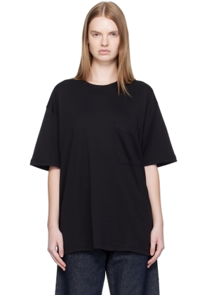 LEMAIRE Black Relaxed T-shirt