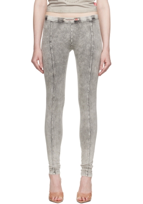 Diesel Gray Athena-Dnm Leggings