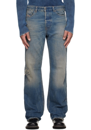 Diesel Blue Relaxed 1980 D-Eeeper 09m28 Jeans
